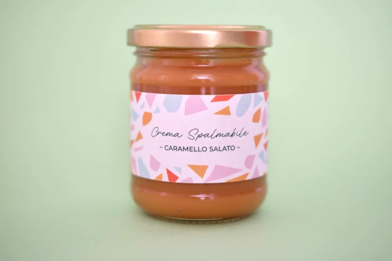 Crema spalmabile al caramello salato