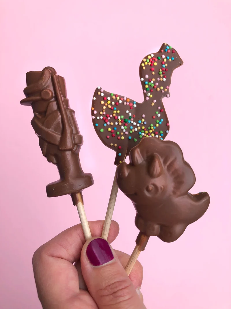 Lecca lecca al cioccolato