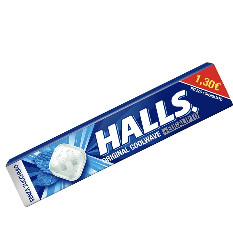 Halls Senza Zucchero Coolwave Originale - 20Pz