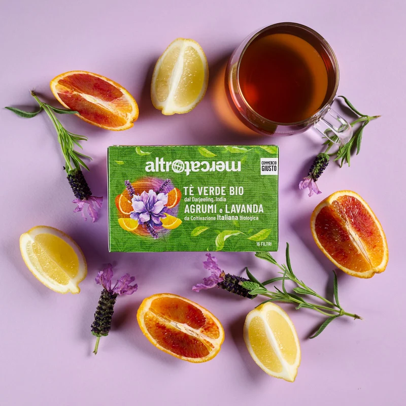 Tè Verde Darjeeling Agrumi e Lavanda - Bio