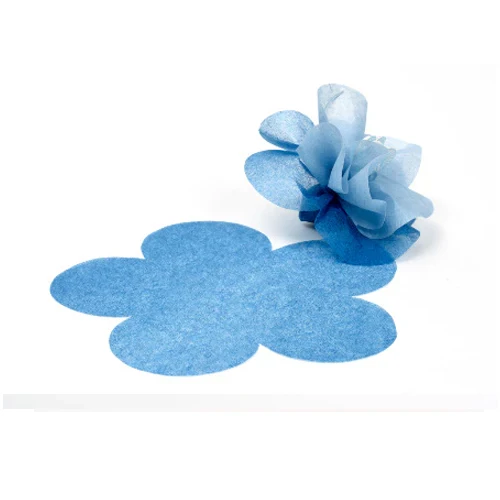 Silk Paper Bluette Fustellata Fiore