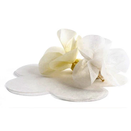 Silk Paper Bianca Fustellata Fiore