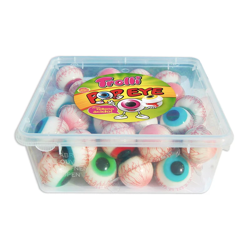 Vasca Caramelle Gelatina Ripiene Occhi Pop Eye Trolli Gr. 19 45pz - Ingrosso