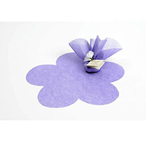 Silk Paper Lilla Fustellata Fiore