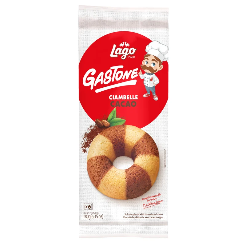 Ciambelline Cacao Gastone Lago 6pz