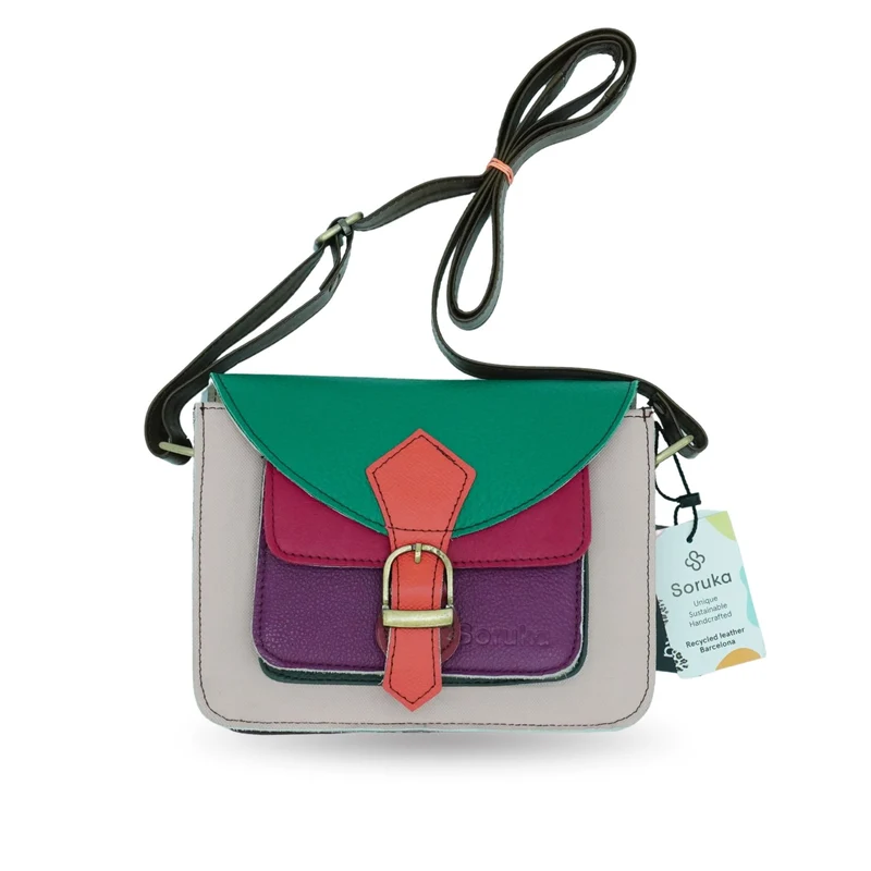 Borsa Leyna Verde Scuro