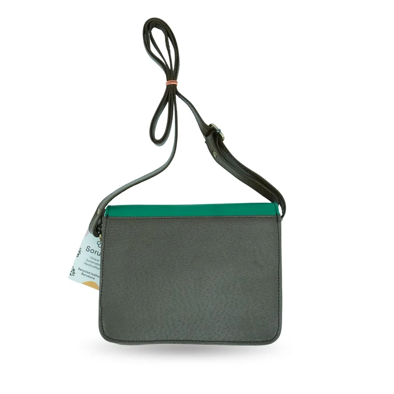 Borsa Leyna Verde Scuro