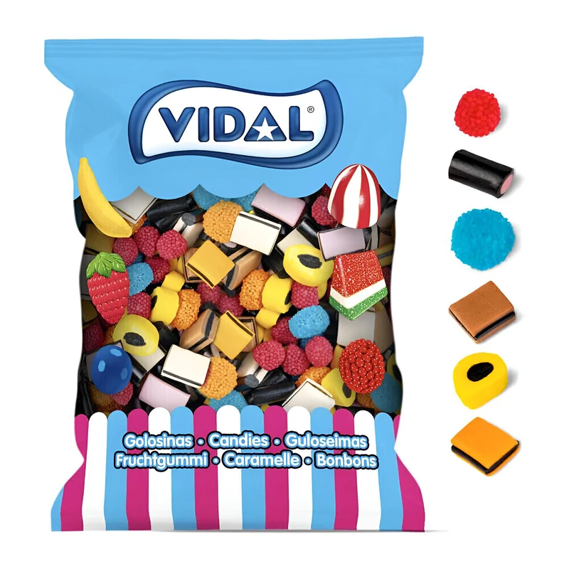 Caramelle Liquirizia All Sort Vidal 1Kg