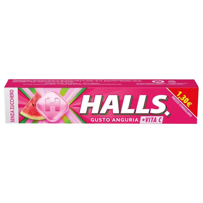 Halls Stick Senza Zucchero Anguria - 20Pz