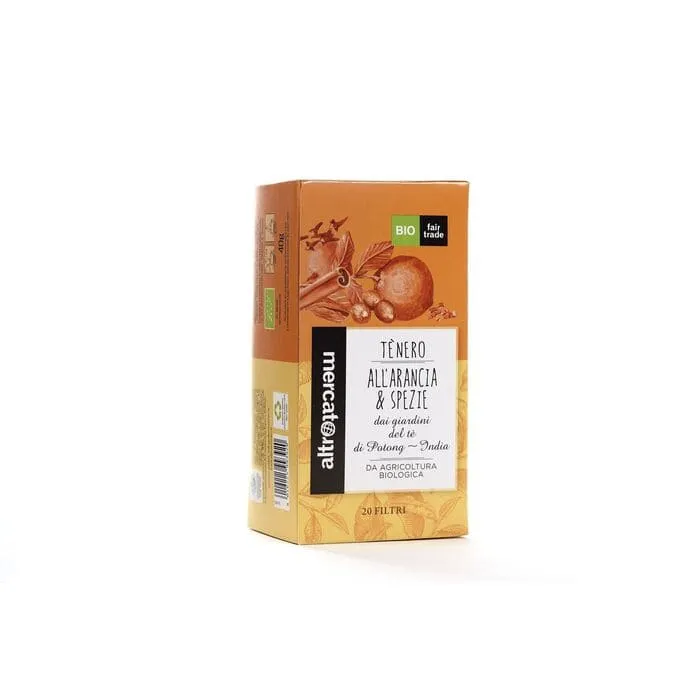 Tè Nero Arancio e Spezie in Filtri dall'India - Bio