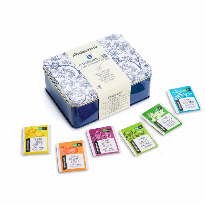Tè Aromatizzati in Cofanetto in Latta - Bio