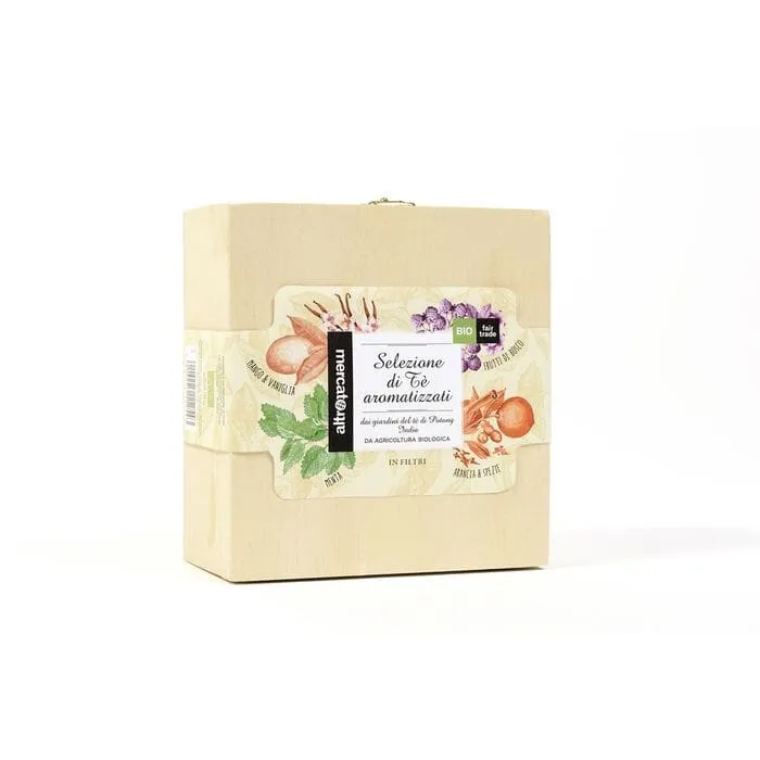 Tè Aromatizzati in Cofanetto in Legno - Bio