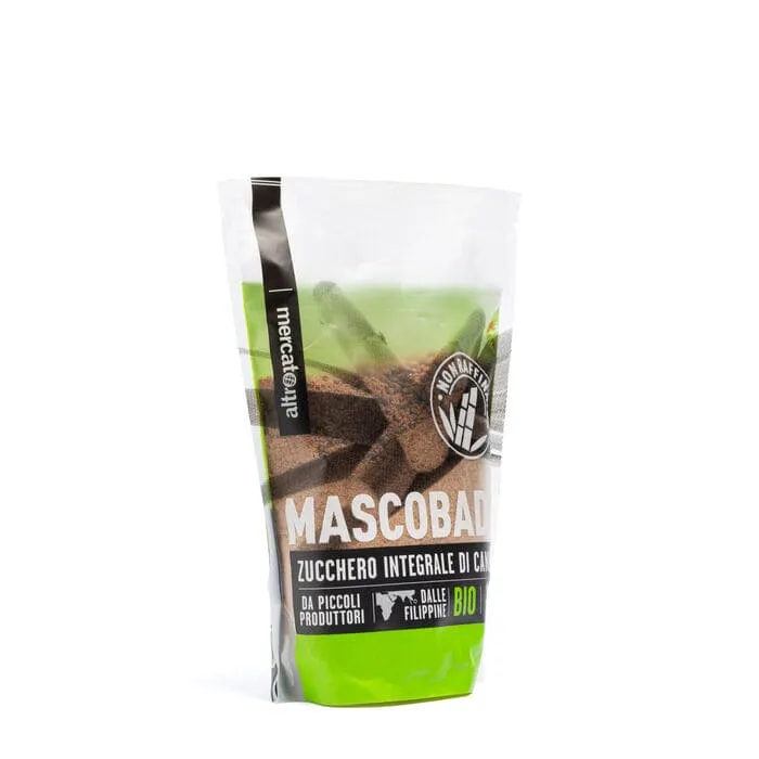Zucchero Integrale di Canna Mascobado 500g - Bio