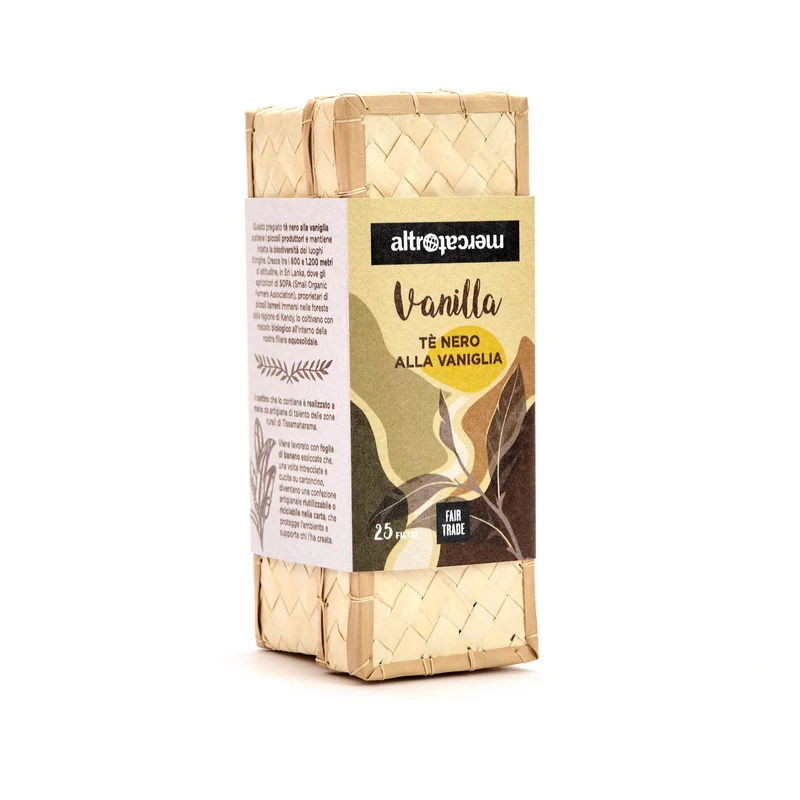 Tè Nero alla Vaniglia in Filtri dallo Sri Lanka