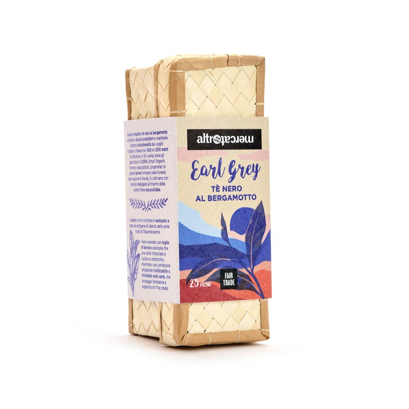 Tè Nero Earl Grey in Filtri dallo Sri Lanka
