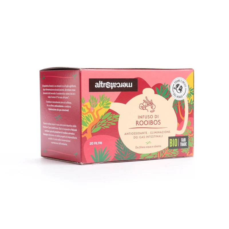 Infuso Rooibos in Bustine dal Sud Africa – Bio