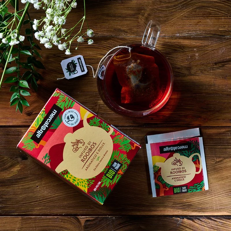 Infuso Rooibos in Bustine dal Sud Africa – Bio
