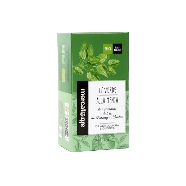 Tè Verde alla Menta in Filtri dall'India – Bio