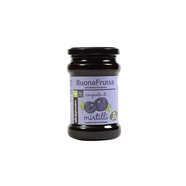 Composta di Mirtilli solo Zuccheri Frutta – Bio