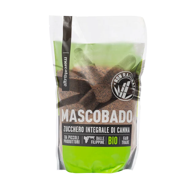 Zucchero Integrale di Canna Mascobado 1kg - Bio