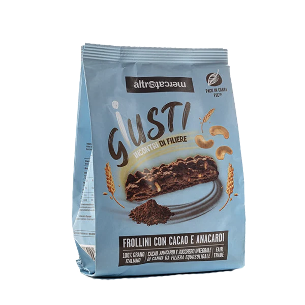 Biscotti con Cacao e Anacardi