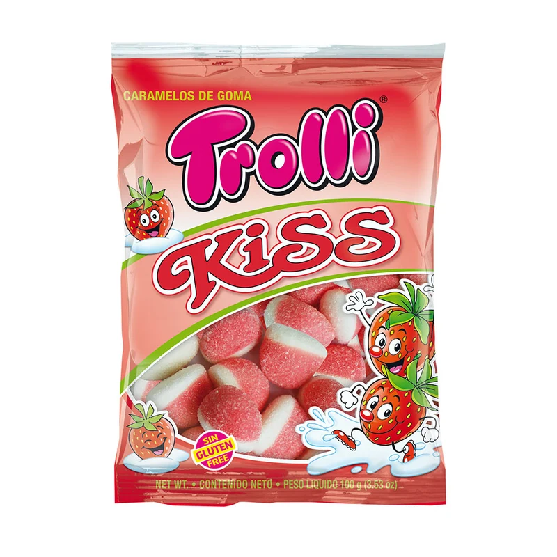 Kiss Fragola Trolli 100gr 14pz