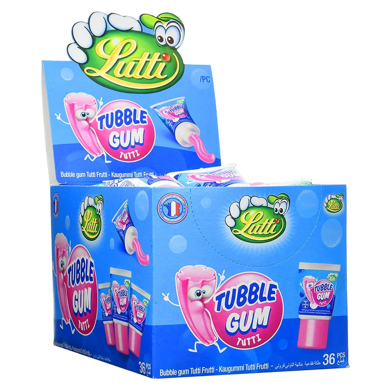 Tubble Gum Rosa Tutti Frutti Lutti 36pz