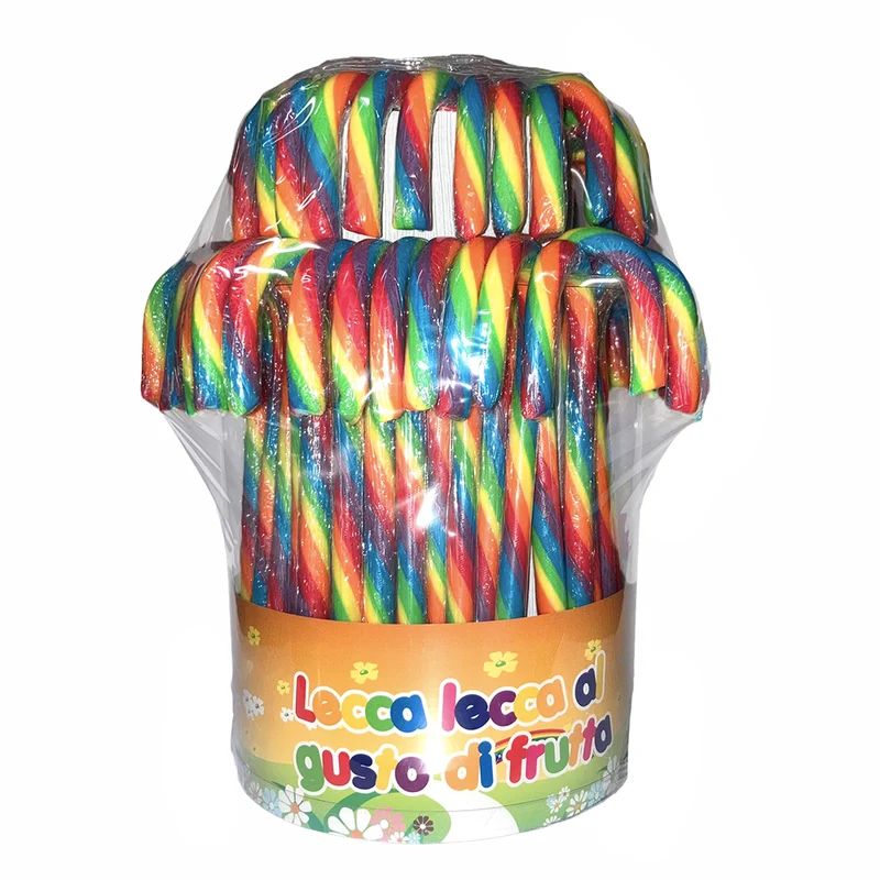 Candy Cane Lecca Manico Ombrello Multicolor 50pz 14gr. - Rossini
