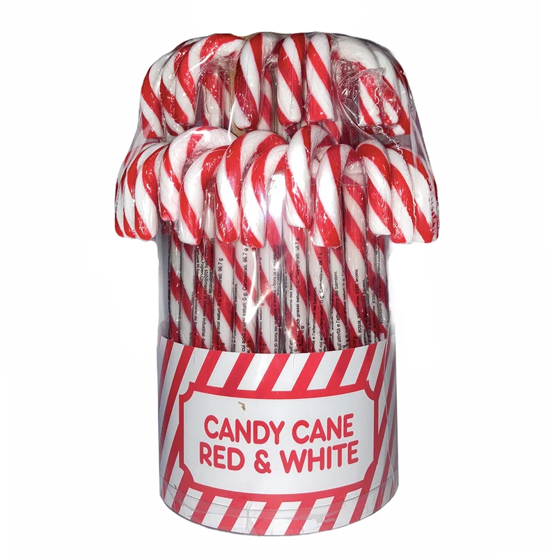 Candy Cane Lecca Manico Ombrello Bianco/Rosso 50pz 15gr. - Rossini