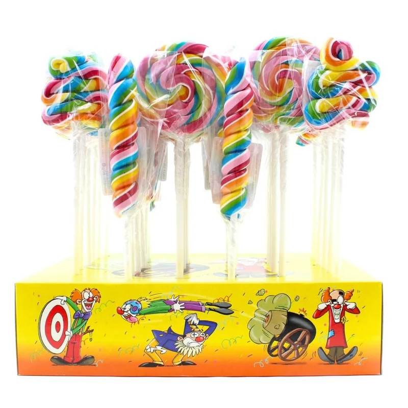 Lecca Lolly Arcobaleno Tris Assortiti Cidneo 36pz. 40gr - Cidneo