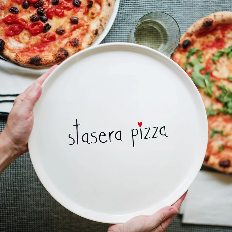 Piatto pizza - Stasera pizza